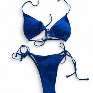 Vibrant Blue Bikini Set